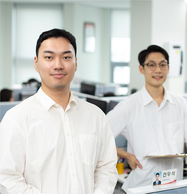 보험계리실 신입직원 6명을 소개합니다