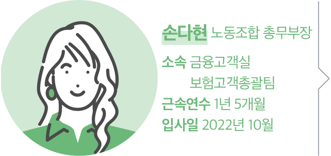 손다현 노동조합 총무부장